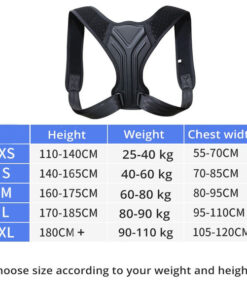 Adjustable Back Posture Corrector - Size S - Back Support Strap