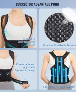 OrthoPosture Corrector Brace: Back Support & Spine Trainer for Adults & Kids