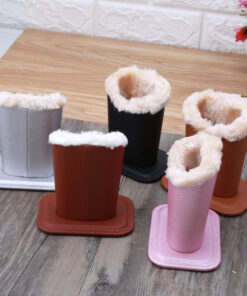 Silver Leather Eyeglasses Holder