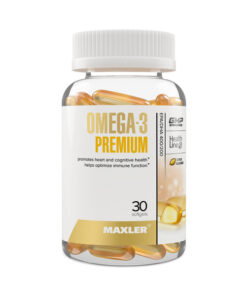 Maxler Omega-3 Premium Capsules (30 ct.) | High-Quality Omega-3 Fatty Acids