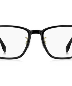 Hugo Boss BOSS 1408/F 2M2 Black Acetate Rectangular Men's Eyeglasses