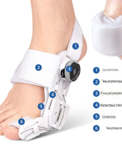 Hallux Valgus Splint with Adjustable Angle - Big Toe Bunion Corrector (1 Pc)