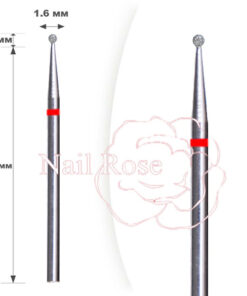 VladaMiva 20pcs 1.6mm Dia Red Ring Diamond Bur - Discounted