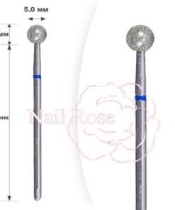 Vladmiva 5.0mm Diamond Coated Blue Ball Bur