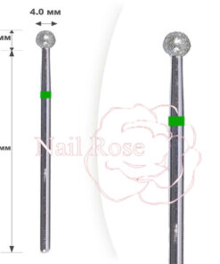 Diamond Bur Set: 20 pcs, 4.0mm Green Ring Ball, VladMiva
