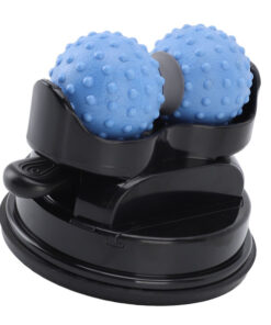 Wall Massage Ball with Suction Cup, Dual Neck, Back, and Leg Massager, ABS, Smooth Surface Ready