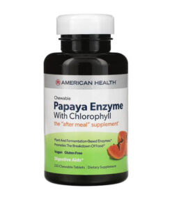 American Health Papaya Enzyme with Chlorophyll Chewables - 250 Tablets