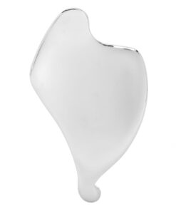 Stainless Steel Gua Sha Board for Puffiness Reduction, Lymphatic Drainage Heart Shape, Large Size