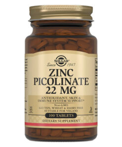 Solgar Zinc Picolinate Tablets, 100 Count | Immune Support