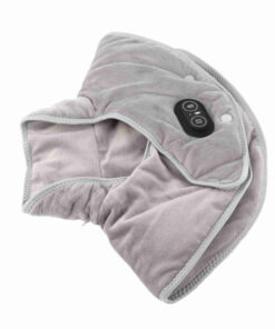Grey Heated Neck and Shoulder Pad with Massage & 3 Heat Settings