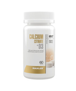 Maxler Calcium Citrate + Vitamin D3 Tablets - 60 Count