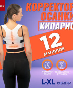 Magnetic Posture Corrector Bradex L/XL: Elastic Back Brace & Medical Orthopedic Support