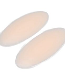 Silicone Ankle Pads: Invisible Foot Shaping Support, Beige, 2pk