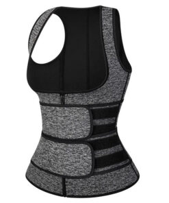 Thoracic-Lumbar Posture Corrector with Reinforced Support (Gray)