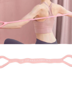 Posture Corrector & Shoulder Opener: Yoga Stretch Strap for Home Use