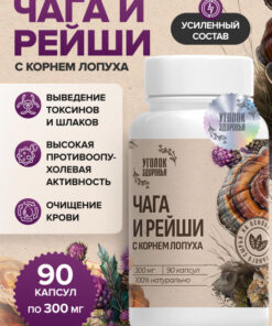 Chaga Mushroom & Reishi Mushroom with Burdock Root