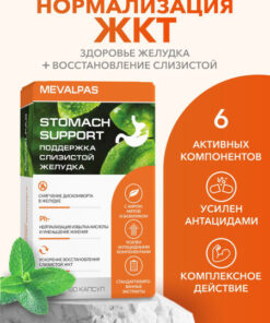 Mevalpas Stomach Support Capsules 545mg N60