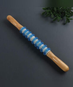 Rolling Pin Massager, Universal, 37.5x4cm, 9 Spiked Wheels