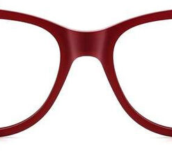 Carolina Herrera HER 0256 C9A Red Cat-Eye Acetate Women's Eyeglass Frames