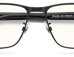 Carrera C FLEX 06/G 003 Men's Black Rectangular Metal Eyeglasses Frames