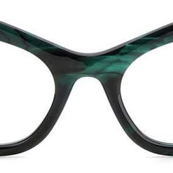 Dsquared2 Women's D2 0138 6AK Green Acetate Butterfly Eyeglasses Frames