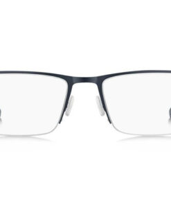BOSS Men's Rectangular Blue Metal Eyeglasses BOSS 1698 KU0