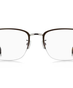 Hugo Boss Men's Rectangular Brown Stainless Steel Eyeglasses BOSS 1729/G 12R