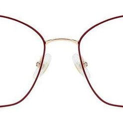 Carolina Herrera Red Acetate Butterfly Women's Eyeglass Frames HER 0264 YK9