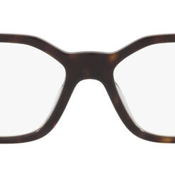 Versace VE 3320U 108 Men's Brown Acetate Hexagonal Eyeglasses