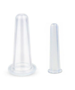 Cosmetic Vacuum Facial & Neck Massage Cups (2-Pack)