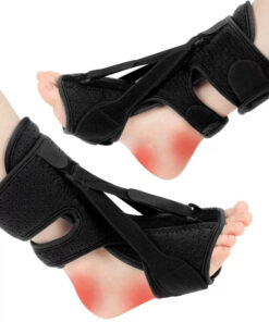 Plantar Fasciitis Sock: Adjustable Heel Strap + Massage Ball + Drawstring Pocket