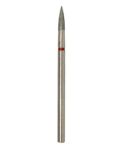 VladMiVa Diamond Nail Drill Bit - Arrow, 1.6mm Diameter, Red, 3 Pack