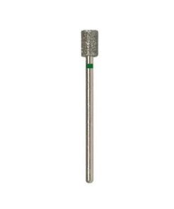 VladoMiVa Diamond Nail Drill Bit for Manicure & Pedicure - Cylinder, Side & End Cutting, 5.0mm, Green, 3 Pcs