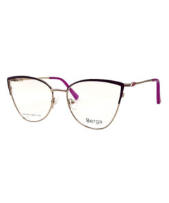 Berga Women's Purple/Pink Metal Eyeglasses Frame BG246017-C4
