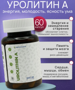 Urolithin A Capsules: Boost Muscle Function & Combat Sarcopenia & Inflammation