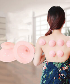 4-Piece Vacuum Cupping Set for Effective 6.5x6.5cm Massage