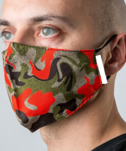 Haqqi Reusable Cotton Fabric Face Mask with Adjustable Ties
