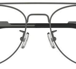 Bottega Veneta BV1340OK 004 Grey Aviator Metal Eyeglasses Frames