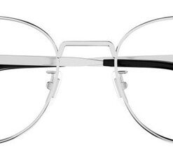 Dunhill DU0085O 003 Silver Metal Pantos Eyeglass Frames