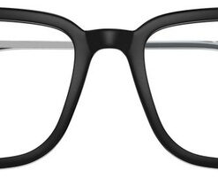 Gucci GG1709O 005 Black Acetate Square Men's Eyeglass Frames