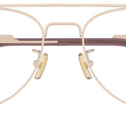 Bottega Veneta BV1340OK 003 Gold Aviator Metal Eyeglasses Frame