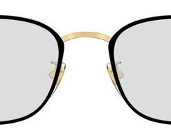 Gucci GG1740OK 001 Black Rectangular Metal Eyeglasses