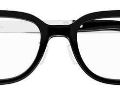 Saint Laurent SL727J 001 Black Acetate Rectangular Eyeglasses Frames
