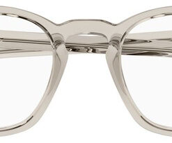 Saint Laurent SL28OPT 005 Beige Acetate Cat-Eye Eyeglasses