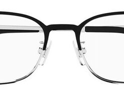 Montblanc MB0377OJ 002 Silver Rectangular Metal Men's Eyeglasses Frame