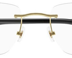 Montblanc MB0274O 001 Black Rectangular Metal Eyeglasses Frames