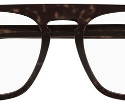 Saint Laurent SL157 007 Brown Acetate Rectangular Men's Eyeglass Frames