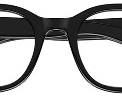 Saint Laurent SL722 001 Black Acetate Square Women's Eyeglasses Frames