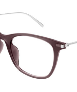 Saint Laurent SL580F 004 Brown Rectangle Acetate Eyeglasses