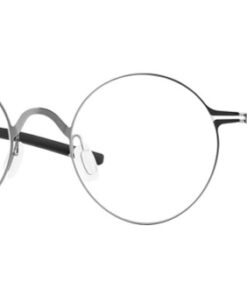 Ic! Berlin Pluto Chrome Round Prescription Eyeglasses - Silver